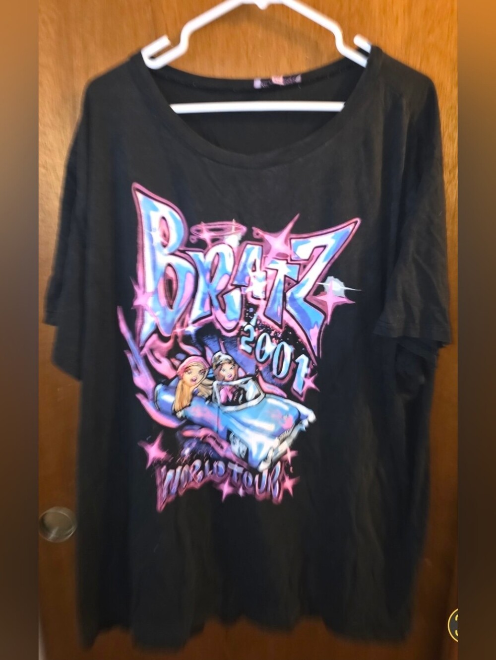 Vintage Bratz World Tour 2001 T Shirt Black Dolls Womens/Teens Size 3X